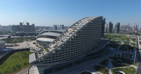 武汉洲际酒店航拍