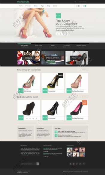 时尚购物网页设计