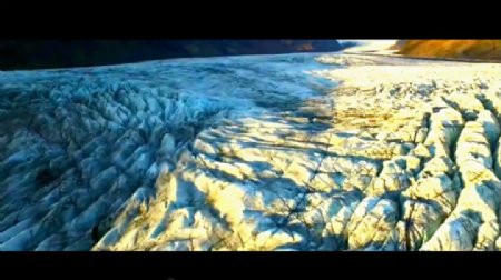 美丽的星球地貌河流冰山火山坑视频素材.3