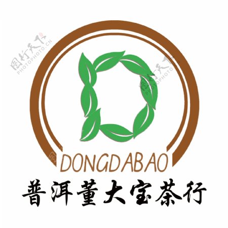 普洱茶logo茶行logo