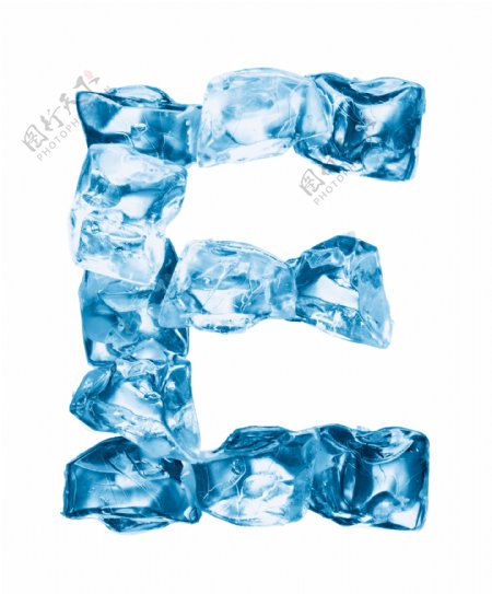 冰块组合字母E