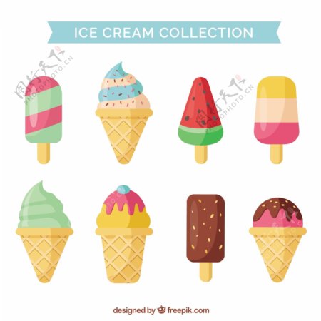 美味的冰淇淋系列图标