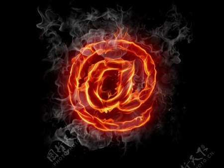 燃烧的邮箱符号