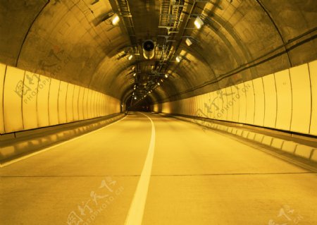 隧道道路摄影图片