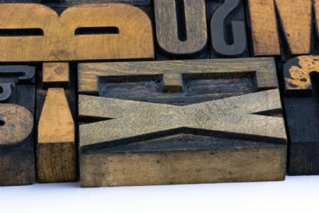 木纹立体字母背景图片