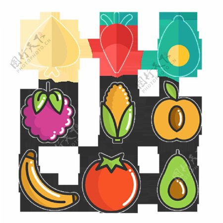 水果食物食品图标icon