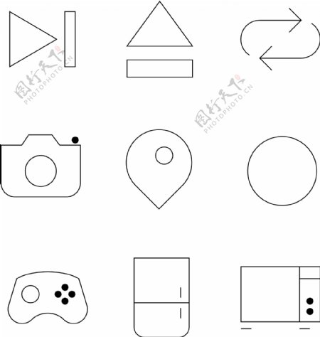 icons游戏办公图标