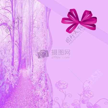 浪漫唯美的紫色背景
