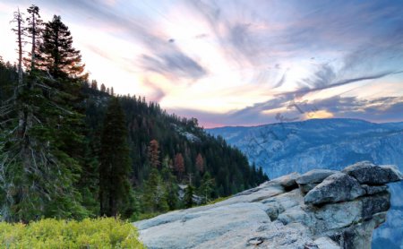 美国加州优山美地国家公园风景
