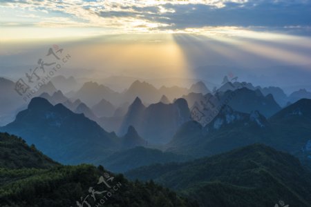 广西桂林尧山风景
