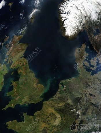 爱尔兰卫星云图
