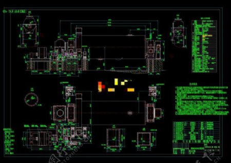 磨机CAD机械图纸