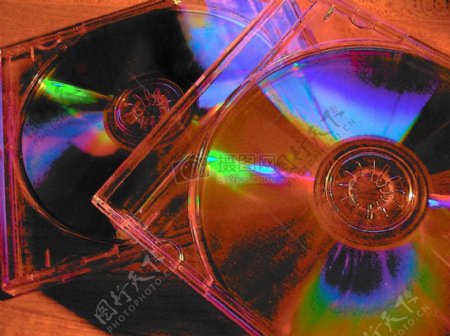 彩色的电脑磁盘