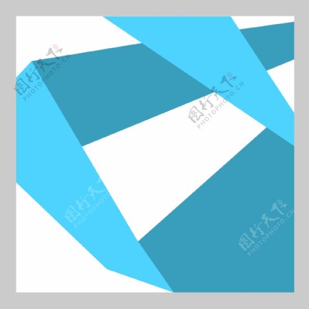 2017蓝色创意折纸效果H5背景