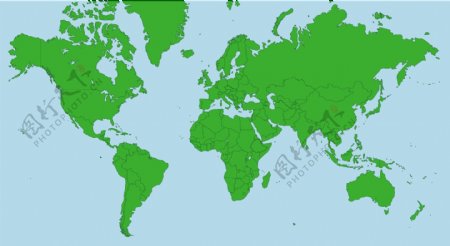 全球地图免费矢量