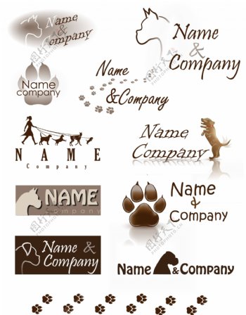 宠物logo图形