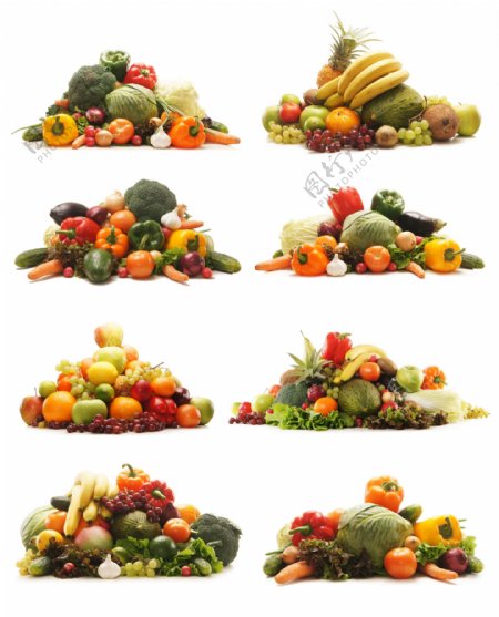 营养搭配的蔬菜水果图片