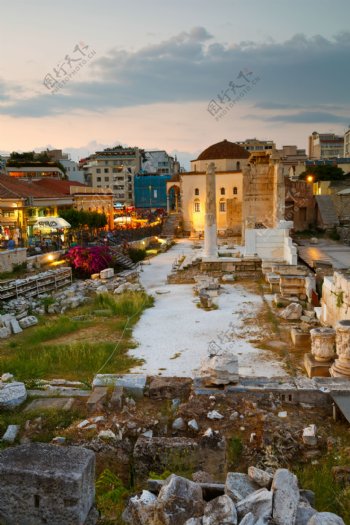 雅典风景摄影图片