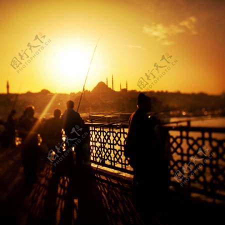 黄昏时的土耳其风景图片