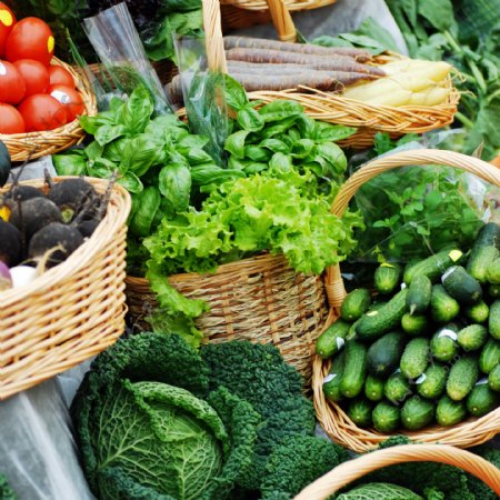 绿色新鲜蔬菜水果图片