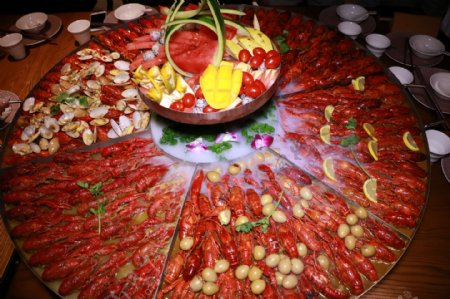 龙虾宴图片
