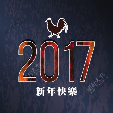 中国新年的黑暗背景