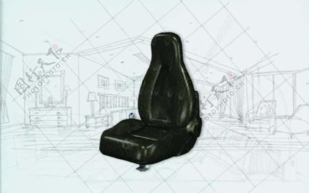 国际主义家具沙发0123D模型