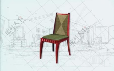 国际主义家具椅子0563D模型