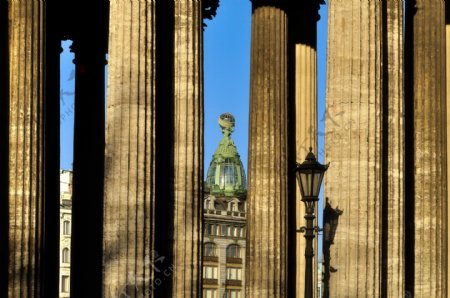 欧式复古罗马柱柱子图片