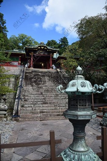 传统寺庙全景
