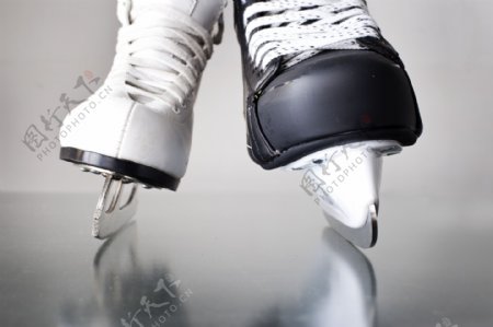 溜冰鞋摄影图片