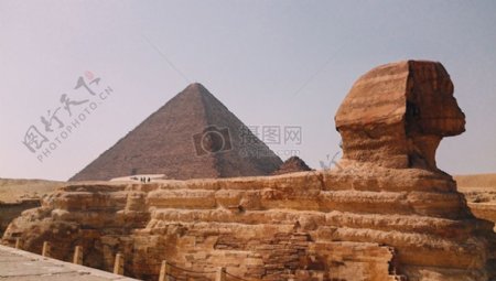 沙漠旅游埃及伟大狮身人面像吉萨