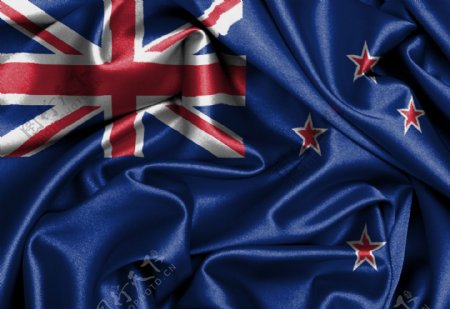澳大利亚绸缎国旗图片
