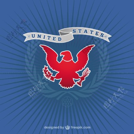美国鹰的标志
