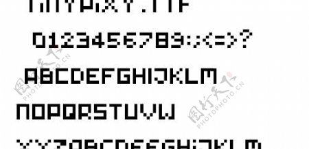 TinyPixy像素字体