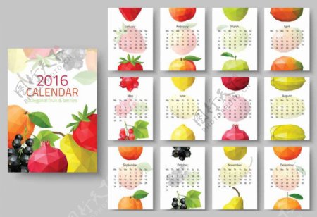 创意水果日历