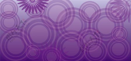 紫色花纹设计背景图