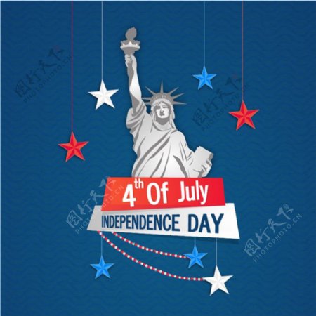 独立日背景与明星挂和自由女神像