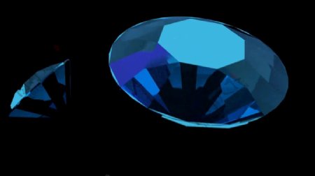 蓝色钻石视频背景