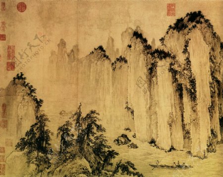 赤壁图2a山水画中国古画0218
