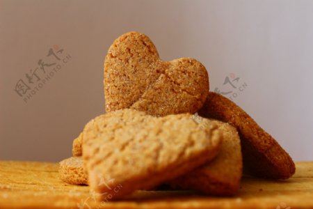 可爱心形小饼干图片