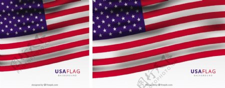 美国国旗在现实设计中的装饰