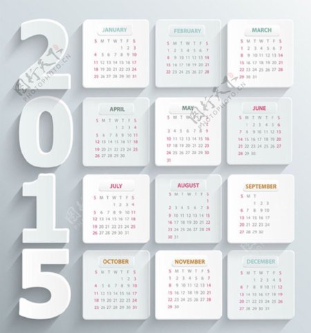 2015年日历羊年日历