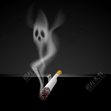 用SmokySkull戒烟香烟