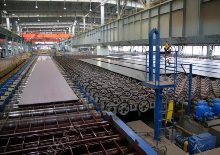 钢铁冷轧板材厂图片