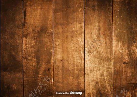 向量的硬木木板插图