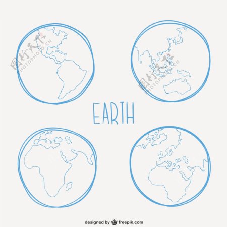 地球的草图