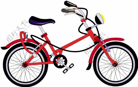 自行车交通工具矢量素材EPS格式0072