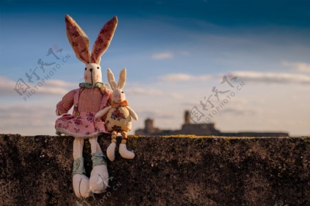 儿童玩具兔子