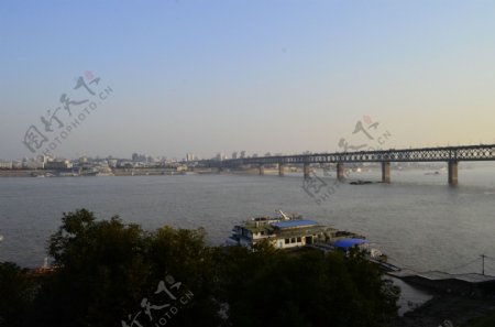 夜景武汉长江大桥图片